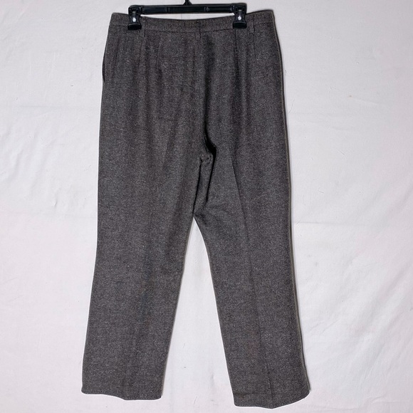 Pendleton Brown Wool Lambswool and Silk Blend Trousers Pants 14 - Picture 16 of 16